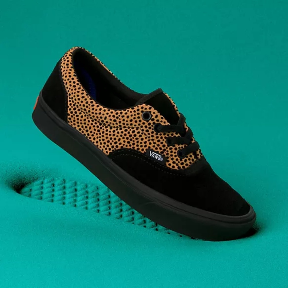 Vans tiny cheetah lace ups